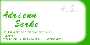 adrienn serke business card